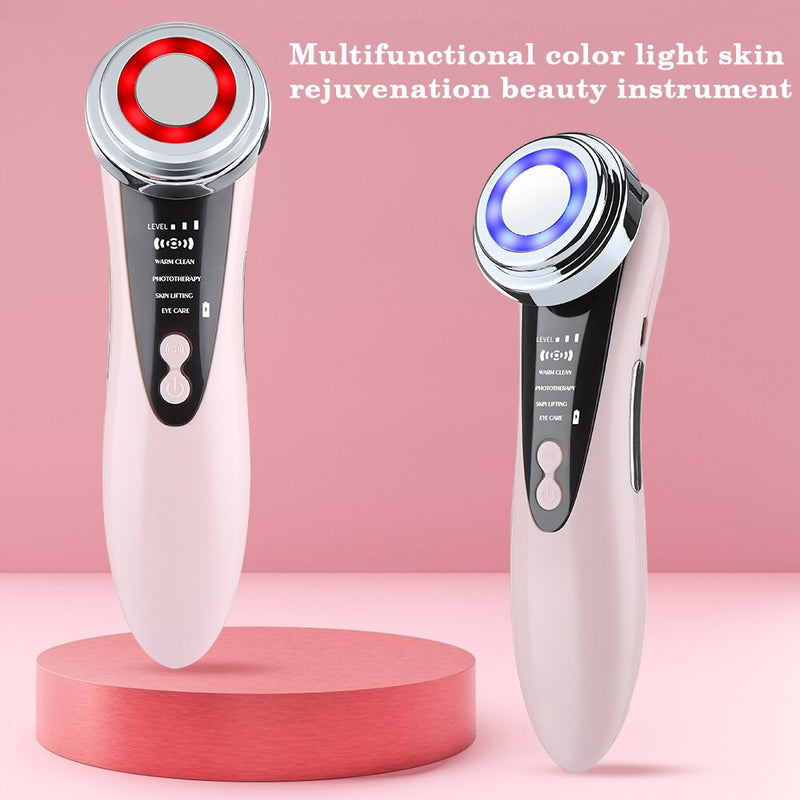Face Massager Skin Rejuvenation Radio Mesotherapy LED Facial Lifting Beauty Vibration Wrinkle Removal Anti Aging Radio Frequency-Health Wisdom™