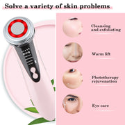 Face Massager Skin Rejuvenation Radio Mesotherapy LED Facial Lifting Beauty Vibration Wrinkle Removal Anti Aging Radio Frequency-Health Wisdom™