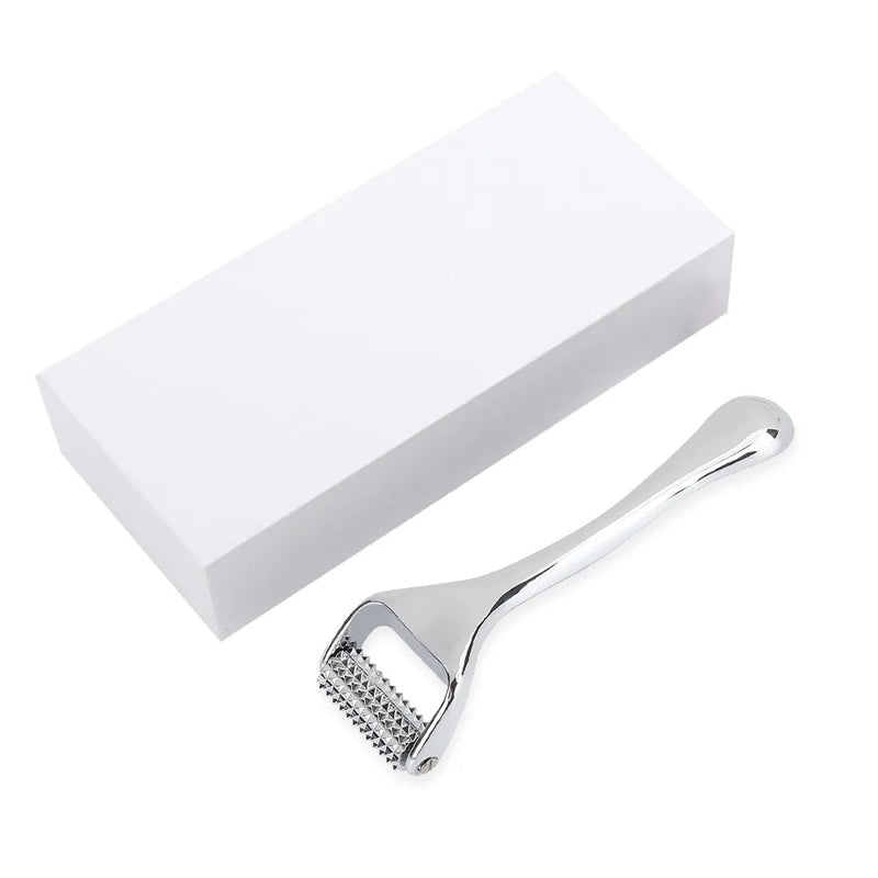 Face Massager Zinc Alloy Derma Roller Painless Micropin Skincare Facial Manual Massager Beauty Tools Face Roller Wrinkle Remover-Health Wisdom™