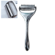 Face Massager Zinc Alloy Derma Roller Painless Micropin Skincare Facial Manual Massager Beauty Tools Face Roller Wrinkle Remover-Health Wisdom™