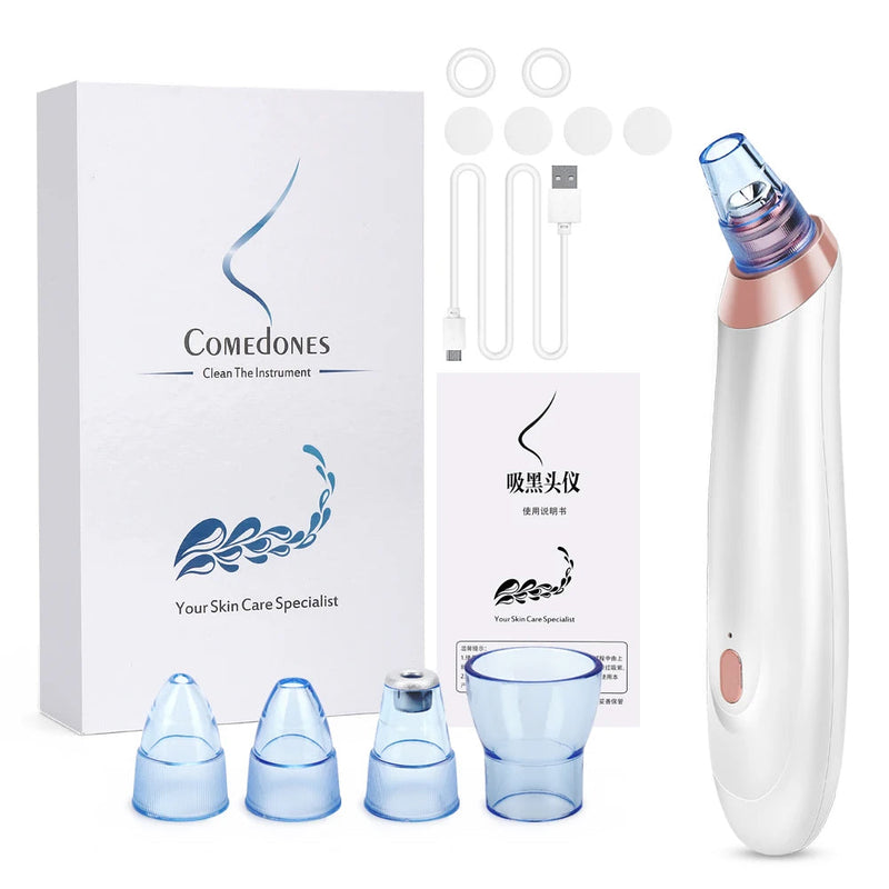 Face Nose Acne Black Dot Pimple Blackhead Remover Electric Blackhead Vacuum Cleaner Pore Blackhead Skin Care Tool Pimple Machine-Health Wisdom™