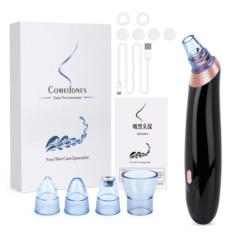 Face Nose Acne Black Dot Pimple Blackhead Remover Electric Blackhead Vacuum Cleaner Pore Blackhead Skin Care Tool Pimple Machine-Health Wisdom™