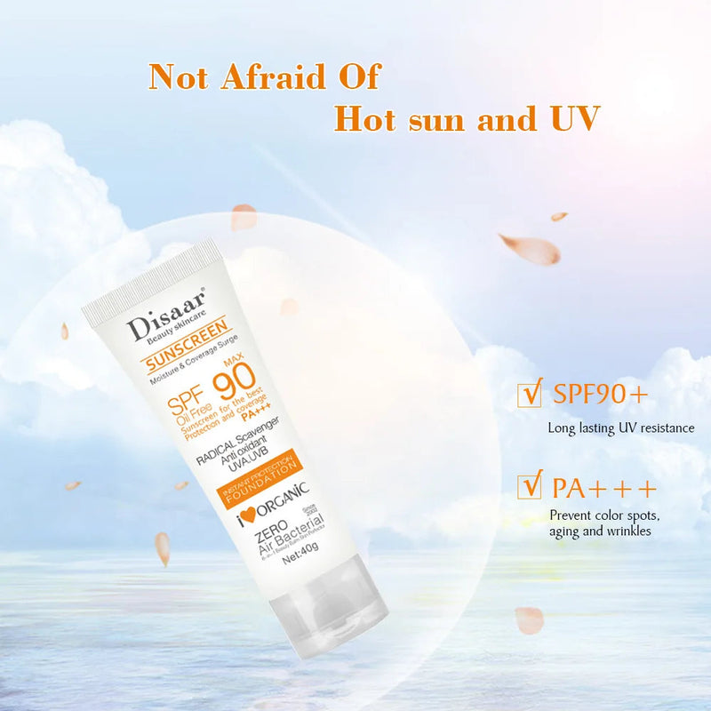 Facial Body Sunscreen Whitening Sun Cream Sunblock Skin Protective Cream Anti-Aging Oil-control Moisturizing SPF90 Face-Health Wisdom™