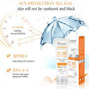 Facial Body Sunscreen Whitening Sun Cream Sunblock Skin Protective Cream Anti-Aging Oil-control Moisturizing SPF90 Face-Health Wisdom™