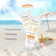 Facial Body Sunscreen Whitening Sun Cream Sunblock Skin Protective Cream Anti-Aging Oil-control Moisturizing SPF90 Face-Health Wisdom™