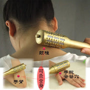 Fine Copper Moxibustion Tool Handhold Moxa Stick Burner Rotable Massager Warm Acupoint Meridians of Body Health Care-Health Wisdom™