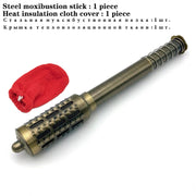 Fine Copper Moxibustion Tool Handhold Moxa Stick Burner Rotable Massager Warm Acupoint Meridians of Body Health Care-Health Wisdom™