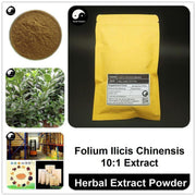 Folium Ilicis Chinensis Extract Powder, Purpleflower Holly Leaf P.E. 10:1, Si Ji Qing-Health Wisdom™
