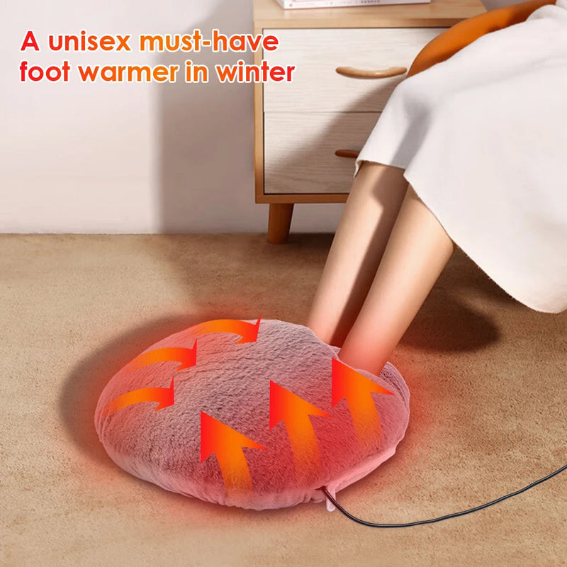Foot Warmer Heater Soft Velvet Removable Washable Pad Winter Universal For Home Bedroom Sleeping Office-Health Wisdom™