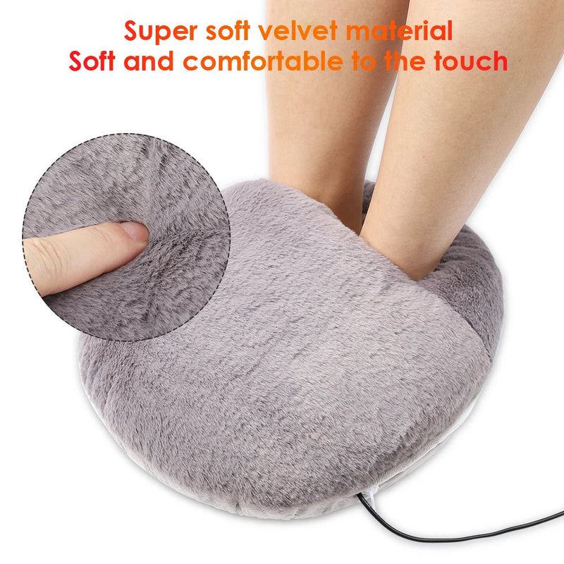Foot Warmer Heater Soft Velvet Removable Washable Pad Winter Universal For Home Bedroom Sleeping Office-Health Wisdom™