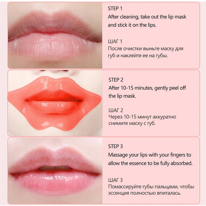 Fruit Vitamin C Moisturizing Skincare Lip Mask Reducing Lip Wrinkles Repair Skin Lip Patches Face Care Masks Recreate Sexy Lips-Health Wisdom™
