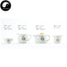 Full Gongfu Gaiwan Tea Set, White Porcelain, 空 Emptiness Monk Design, 6 Cups