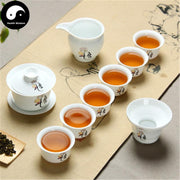 Full Kungfu Gaiwan tea Set With 6 Cups 悟-Health Wisdom™