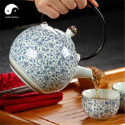 Full Kungfu Teapot Set With Mental Infuser+6 Cups-Health Wisdom™