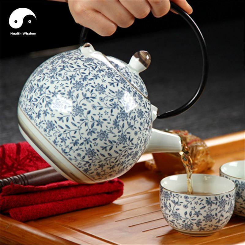 Full Kungfu Teapot Set With Mental Infuser+6 Cups-Health Wisdom™