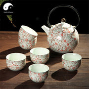 Full Kungfu Teapot Set With Mental Infuser+6 Cups-Health Wisdom™