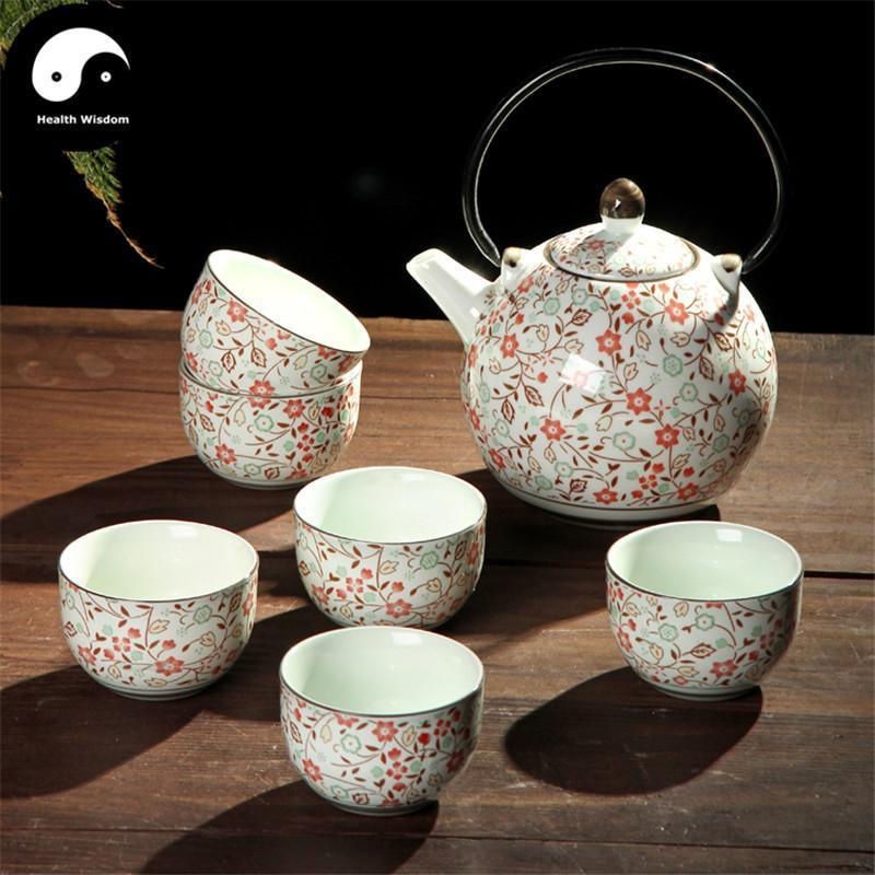 Full Kungfu Teapot Set With Mental Infuser+6 Cups-Health Wisdom™