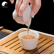 Full Travel Kungfu Gaiwan Cup Tea Set-Health Wisdom™