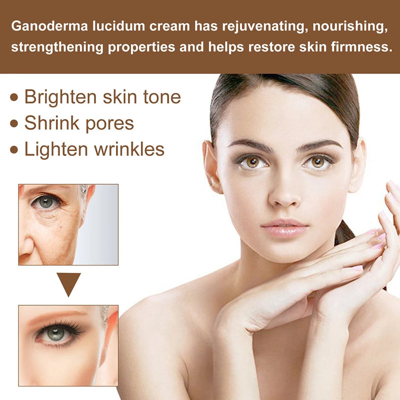 Ganoderma Lucidum Extract Reishi Mushroom Cream High Water Retention Rebuild Recover Repair Skin Care Supply Ling Zhi-Health Wisdom™