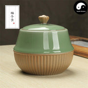 Ge Ceramic Loose Leaf Tea Storage 200g 茶叶罐-Health Wisdom™