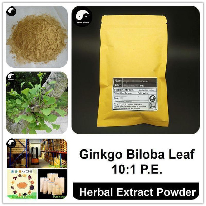 Ginkgo Biloba Extract Powder 10:1, Ginkgo Biloba Leaf P.E., Yin Xing Ye-Health Wisdom™