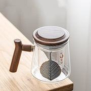 Glass Office Cup With Handle Household Filter Tea Making Cup Tea Separation Mug Modern Light Luxury Simple Water Cup-Health Wisdom™