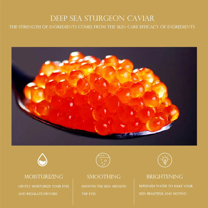 Gold Caviar Crystal Collagen Eye Mask Beauty Moisturizing Anti-wrinkle Puffiness Dark Circles Removal Eyes Care Eye Patches-Health Wisdom™