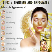 Gold Hyaluronic Acid Tearing Mask Peel-off Masks Blackhead Remove Acne treatment Anti-wrinkle Moisturizing Peeling Face Mask-Health Wisdom™