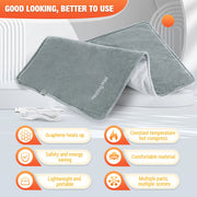Graphene Electric USB Heating Pad Mat Massager Thermal Blankets Winter Warmer Abdomen Waist Back Foot Hand Pain Relief 30*60cm-Health Wisdom™