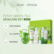 Green Tea Skin Care Products Sets Moisturizing Repairing Oil Control Anti Acne Serum Facial Sleeping Mask Mud Masks Face Care-Health Wisdom™