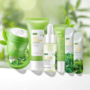 Green Tea Skin Care Products Sets Moisturizing Repairing Oil Control Anti Acne Serum Facial Sleeping Mask Mud Masks Face Care-Health Wisdom™