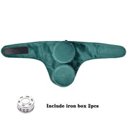 Green Velvet Moxibustion Box Bag Burner Acupuncture Meridian Heating Therapy Warm Pain Relief Free Shipping-Health Wisdom™