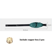 Green Velvet Moxibustion Box Bag Burner Acupuncture Meridian Heating Therapy Warm Pain Relief Free Shipping-Health Wisdom™