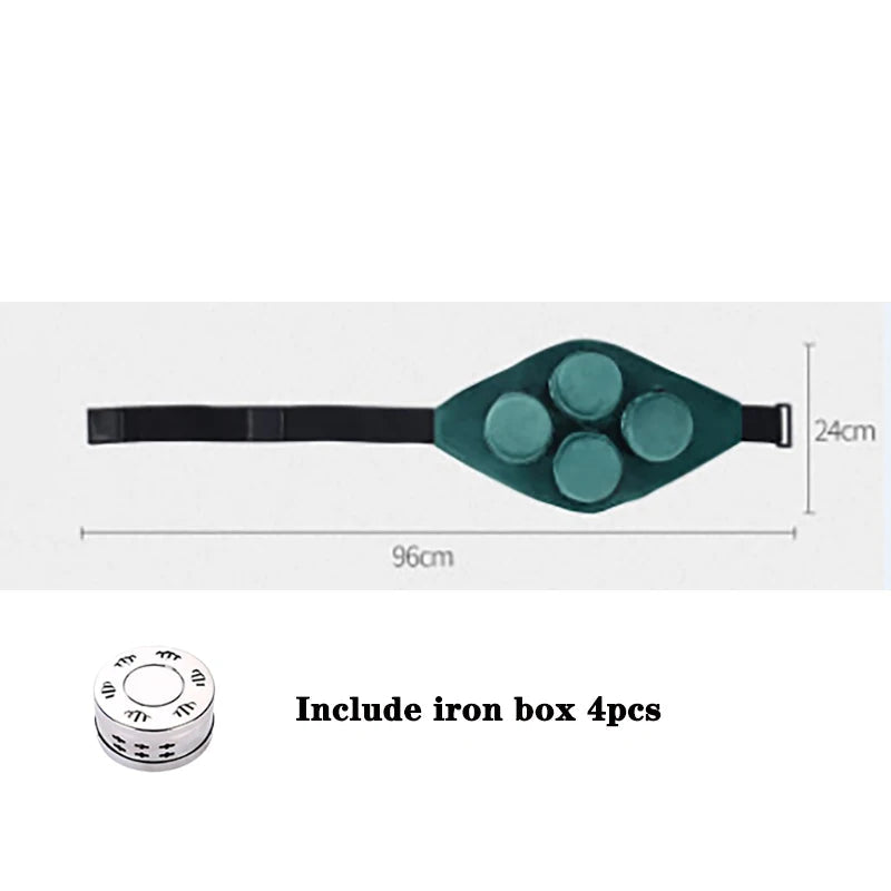 Green Velvet Moxibustion Box Bag Burner Acupuncture Meridian Heating Therapy Warm Pain Relief Free Shipping-Health Wisdom™