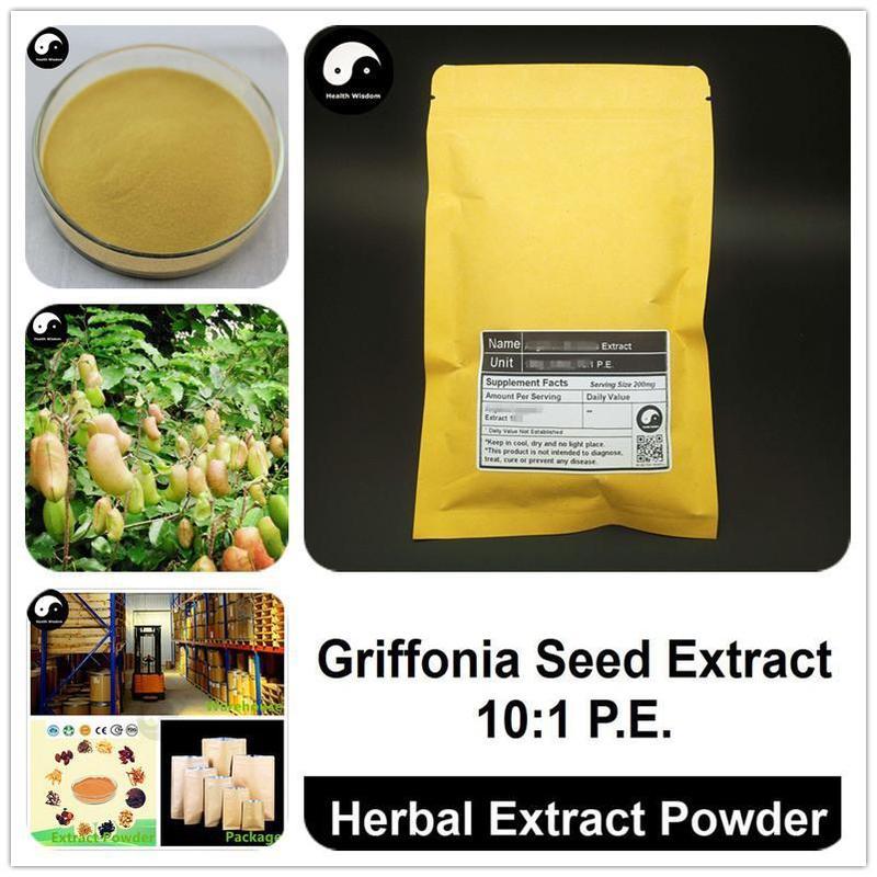 Griffonia Seed Extract Powder 10:1, Griffonia Simplicifolia P.E. 5-HTP, Jia Na Zi-Health Wisdom™