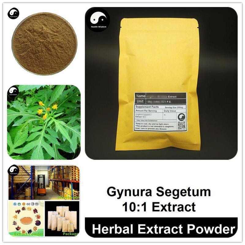 Gynura Segetum Extract Powder, Herb of Chrysanthemum-like Groundsel P.E. 10:1, Ju San Qi-Health Wisdom™