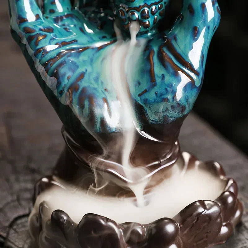 Halloween Skull Decoration Halloween Atmosphere Decor Terrifying Skull Creative Aromatherapy Stove Backflow Incense Burner-Health Wisdom™