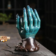 Halloween Skull Decoration Halloween Atmosphere Decor Terrifying Skull Creative Aromatherapy Stove Backflow Incense Burner-Health Wisdom™