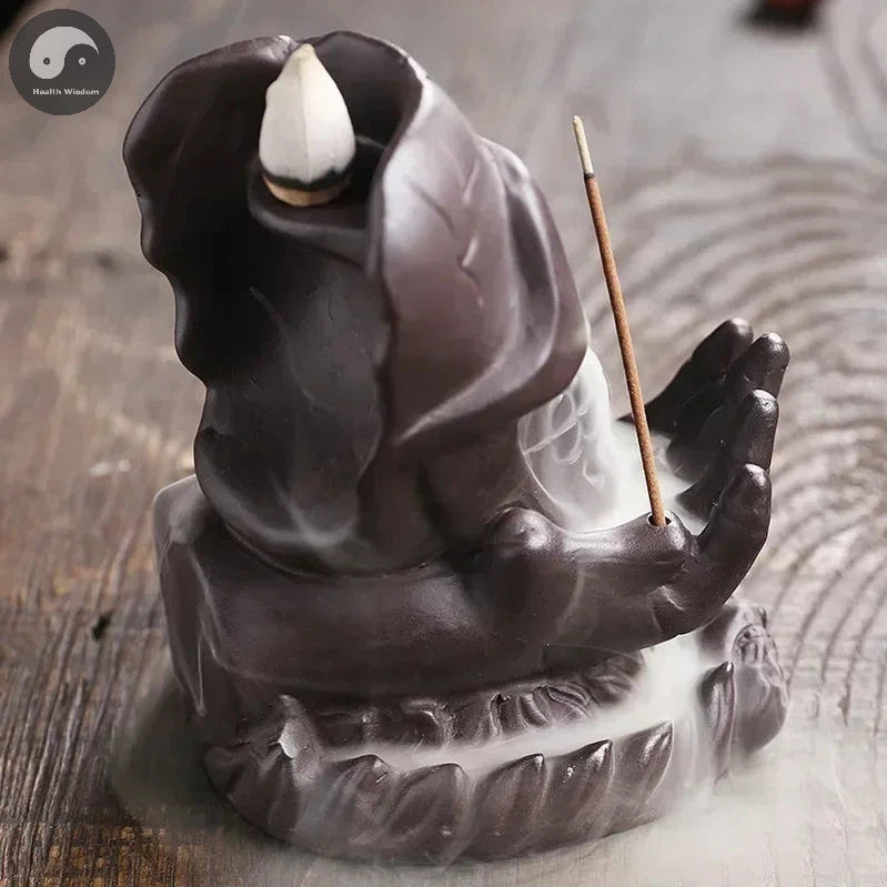 Halloween Skull Statue Home Decoration Fantasy Gifts Skull Backflow Incense Burner Creative Home Aromatherapy Gift - No Incense-Health Wisdom™