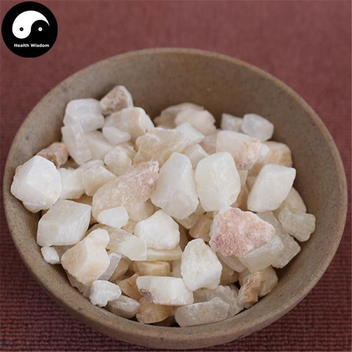 Han Shui Shi 寒水石, Calcitum, Glauberitum, Red Gypsum, Herbal Mineral Calcite