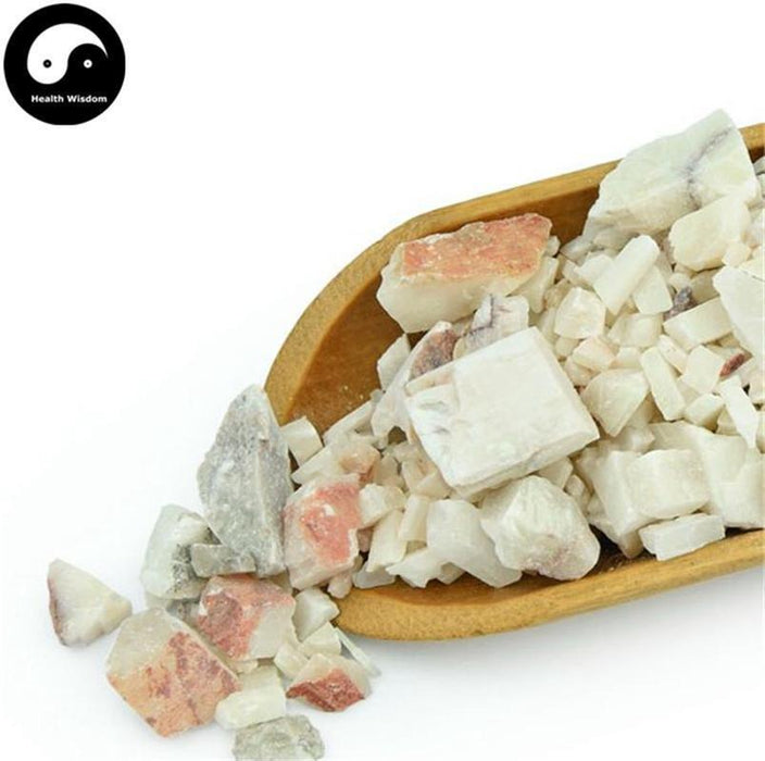 Han Shui Shi 寒水石, Calcitum, Glauberitum, Red Gypsum, Herbal Mineral Calcite