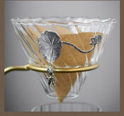 Hand Brewed Coffee Filter Set With Two Glass Coffee Cups Hand Brewing Pots Coffee Pour Over Coffee Kettle Pot Dripper Stand Cup-Health Wisdom™