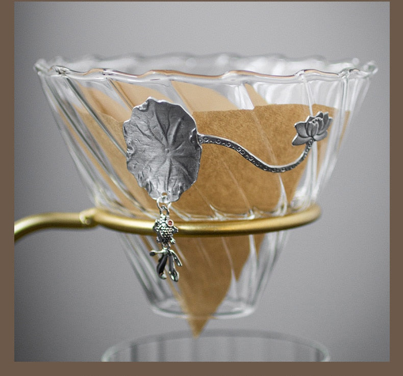 Hand Brewed Coffee Filter Set With Two Glass Coffee Cups Hand Brewing Pots Coffee Pour Over Coffee Kettle Pot Dripper Stand Cup-Health Wisdom™