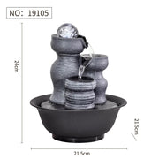 HandMade Home Decorative Desktop Fountains Indoor Water Fountain Creative Craft Home Decor&Figurines FengShui Waterfall Fountain-Health Wisdom™
