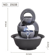 HandMade Home Decorative Desktop Fountains Indoor Water Fountain Creative Craft Home Decor&Figurines FengShui Waterfall Fountain-Health Wisdom™