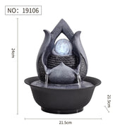 HandMade Home Decorative Desktop Fountains Indoor Water Fountain Creative Craft Home Decor&Figurines FengShui Waterfall Fountain-Health Wisdom™
