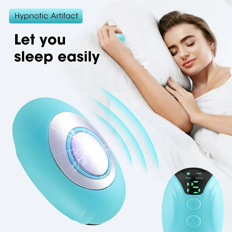 Handheld Sleep Aid EMS Microcurrent CES Pulse Device With Display Hypnosis Insomnia Mental Stress Anxiety Relief Eliminat Relax-Health Wisdom™