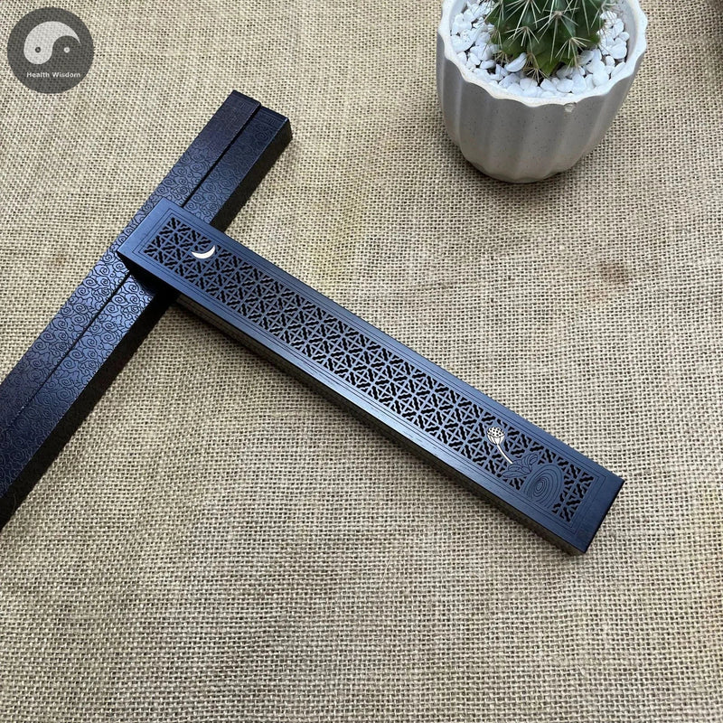 Handmade Creative Wood Aromatherapy Incense Stick Holder Hollow Incense Burner Wood Censer Box Wood Carving Crafts Chinese Gift-Health Wisdom™