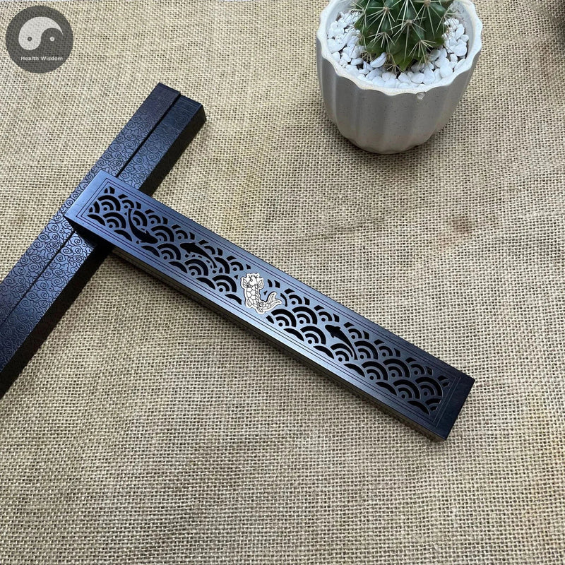 Handmade Creative Wood Aromatherapy Incense Stick Holder Hollow Incense Burner Wood Censer Box Wood Carving Crafts Chinese Gift-Health Wisdom™