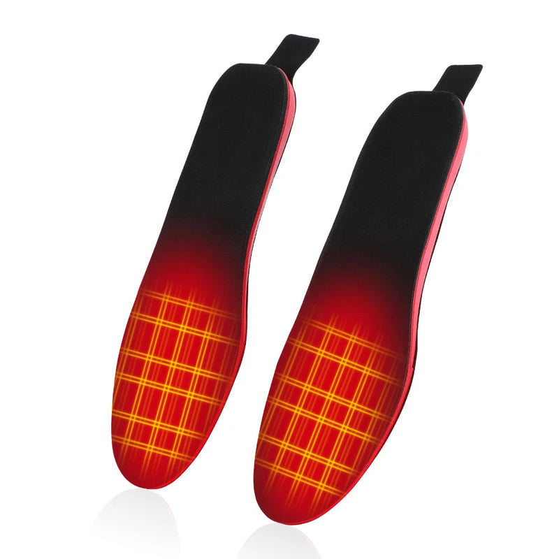 Heated Insoles 2100mAh Electric Foot Warmer Hot Compress Remote Control 3-speed Shoes Pads For Skiing Winter Outdoor-Health Wisdom™